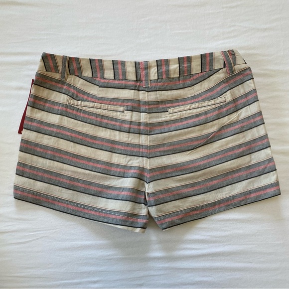 Merona Pink and Gray Striped Shorts - Picture 2 of 5